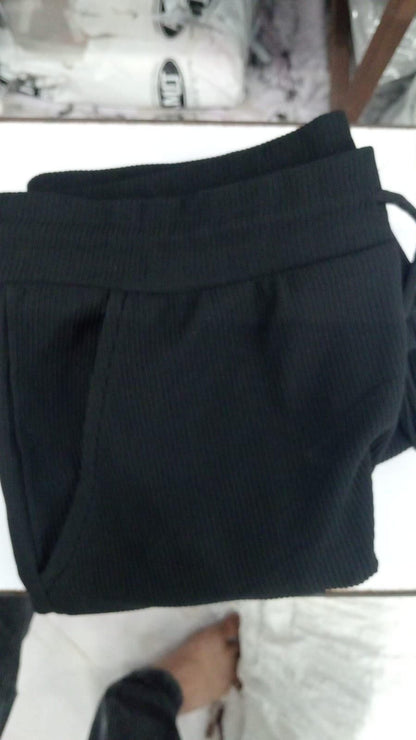 Men's Caudray Fabric Stylish Pants (Black, Pack of 1)